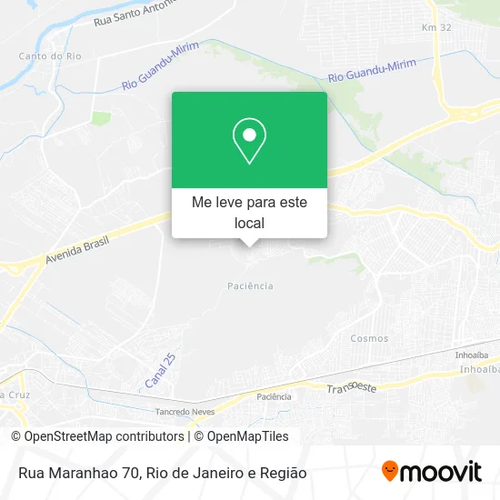 Rua Maranhao 70 mapa