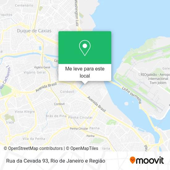Rua da Cevada 93 mapa