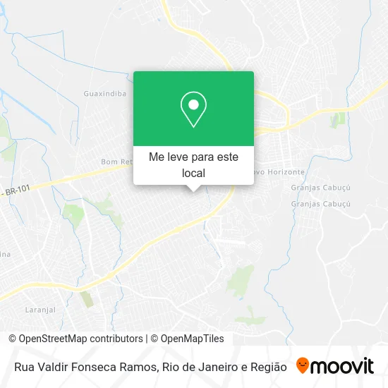Rua Valdir Fonseca Ramos mapa