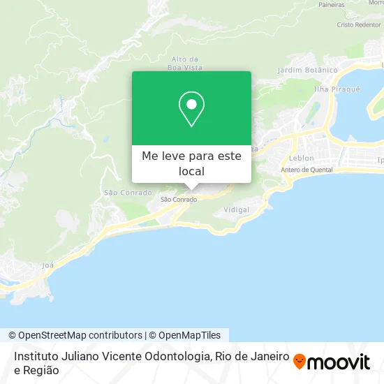 Instituto Juliano Vicente Odontologia mapa