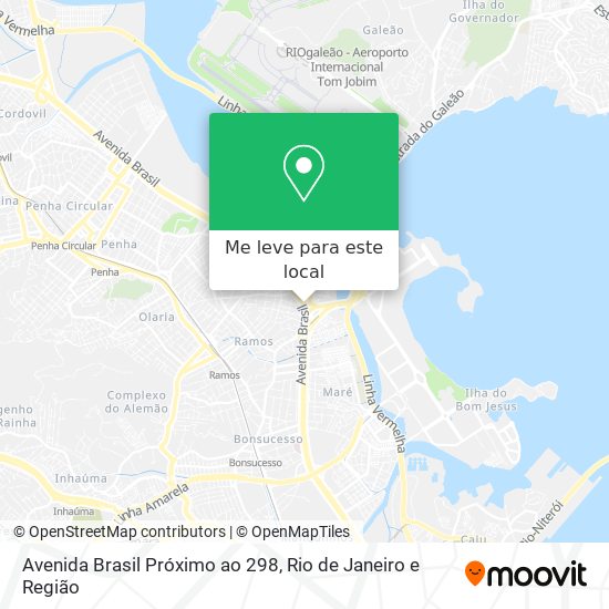 Avenida Brasil Próximo ao 298 mapa