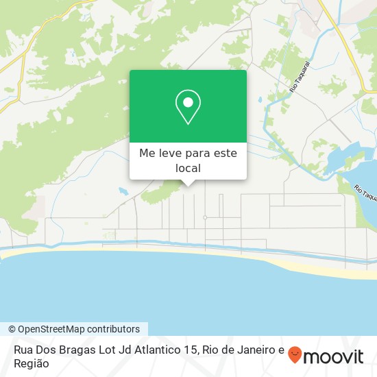 Rua Dos Bragas Lot Jd Atlantico 15 mapa