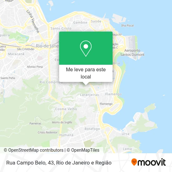 Rua Campo Belo, 43 mapa