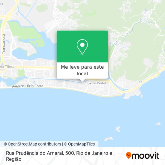 Rua Prudência do Amaral, 500 mapa