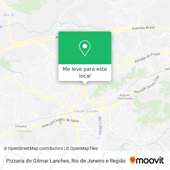 Pizzaria do Gilmar Lanches mapa