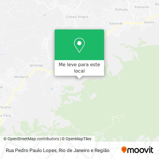 Rua Pedro Paulo Lopes mapa