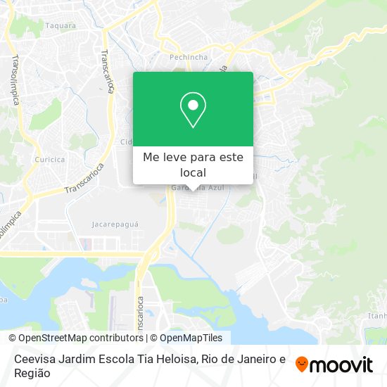 Ceevisa Jardim Escola Tia Heloisa mapa