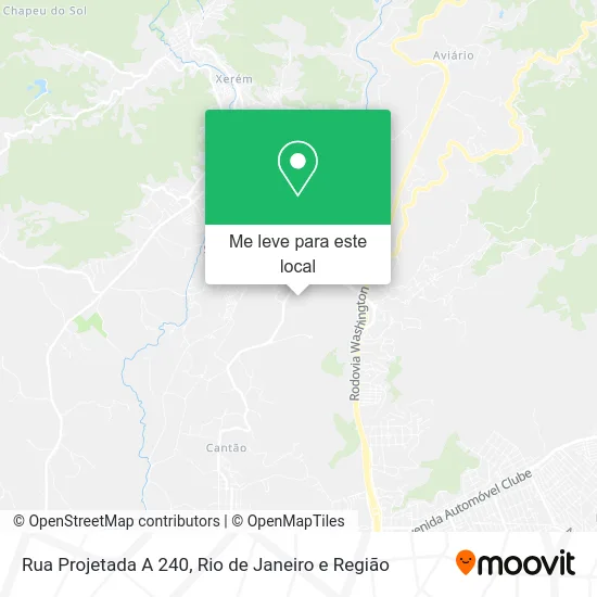 Rua Projetada A 240 mapa