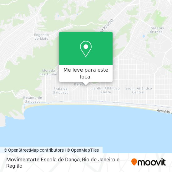 Movimentarte Escola de Dança mapa