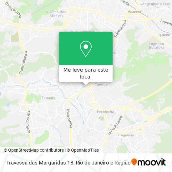 Travessa das Margaridas 18 mapa
