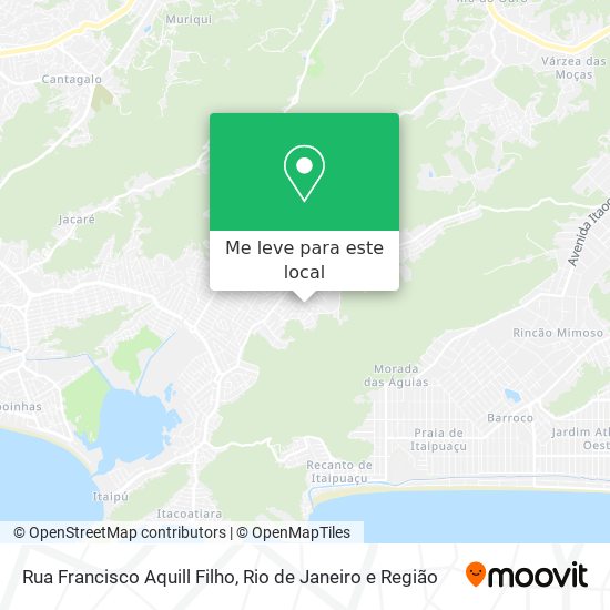 Rua Francisco Aquill Filho mapa