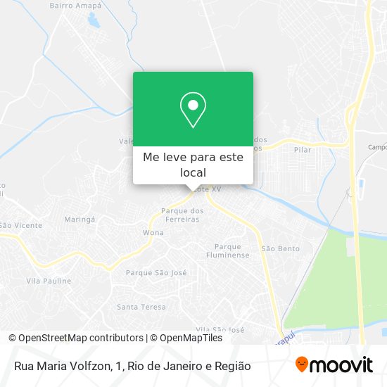 Rua Maria Volfzon, 1 mapa