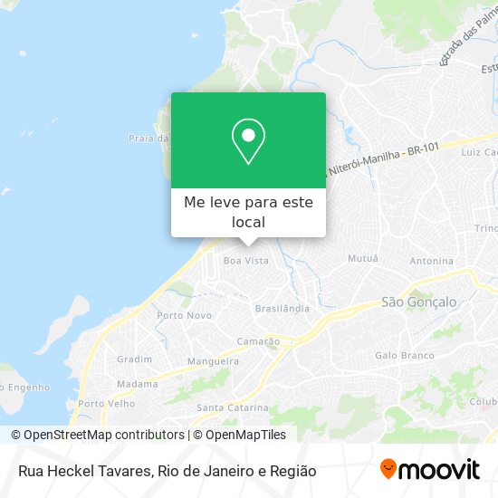 Rua Heckel Tavares mapa