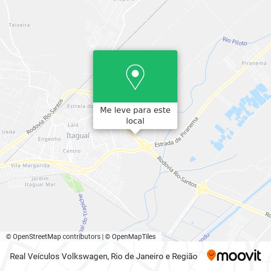 Real Veículos Volkswagen mapa