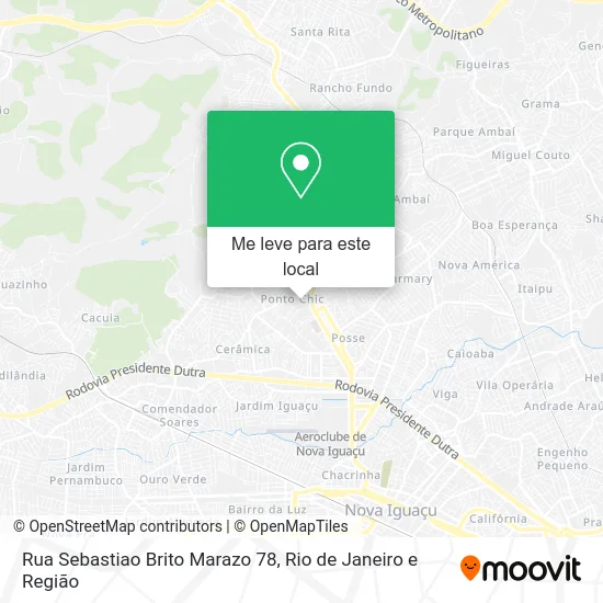 Rua Sebastiao Brito Marazo 78 mapa
