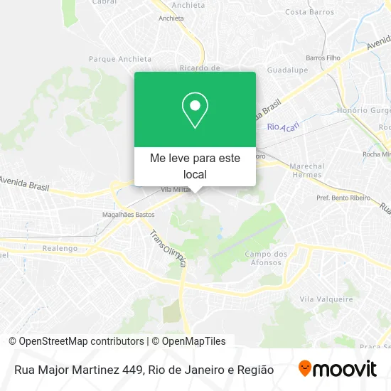 Rua Major Martinez 449 mapa