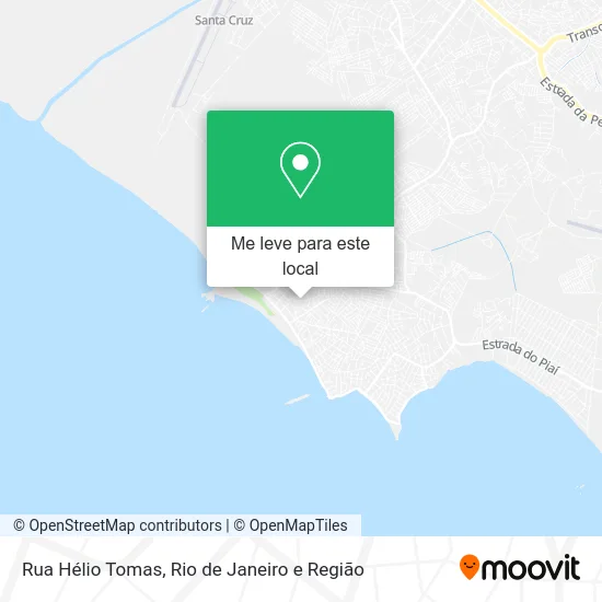 Rua Hélio Tomas mapa