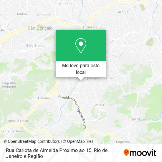 Rua Carlota de Almeida Próximo ao 15 mapa