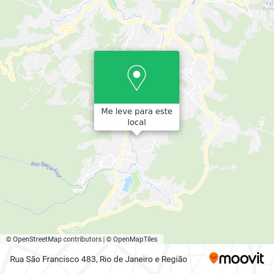 Rua São Francisco 483 mapa