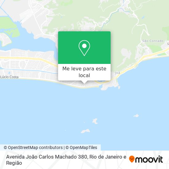 Avenida João Carlos Machado 380 mapa