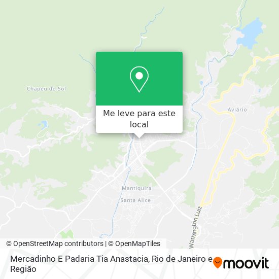 Mercadinho E Padaria Tia Anastacia mapa