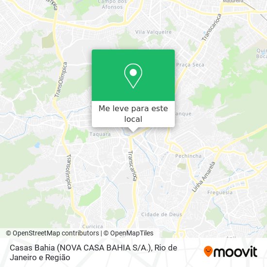 Casas Bahia (NOVA CASA BAHIA S / A.) mapa