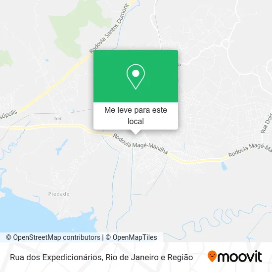 Rua dos Expedicionários mapa