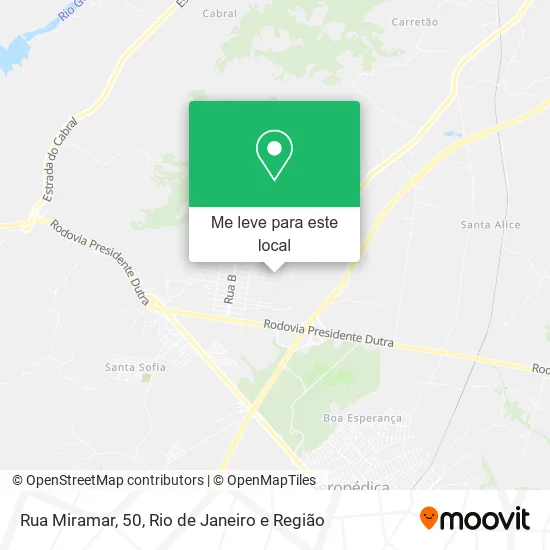 Rua Miramar, 50 mapa