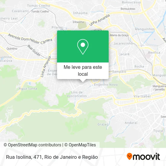 Rua Isolina, 471 mapa