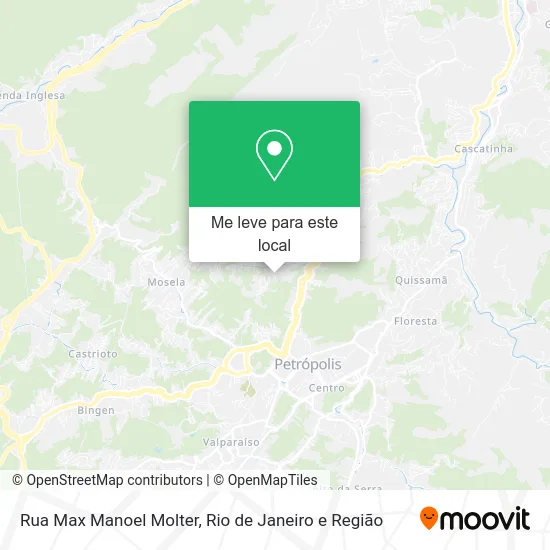 Rua Max Manoel Molter mapa