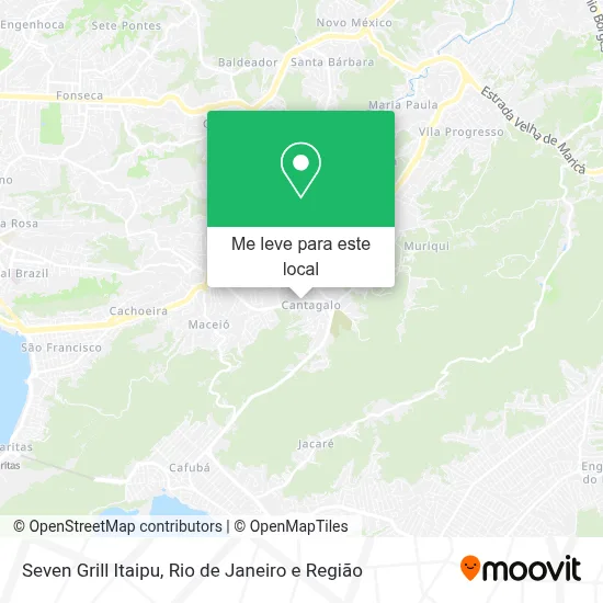 Seven Grill Itaipu mapa
