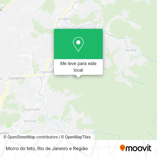Morro do teto mapa