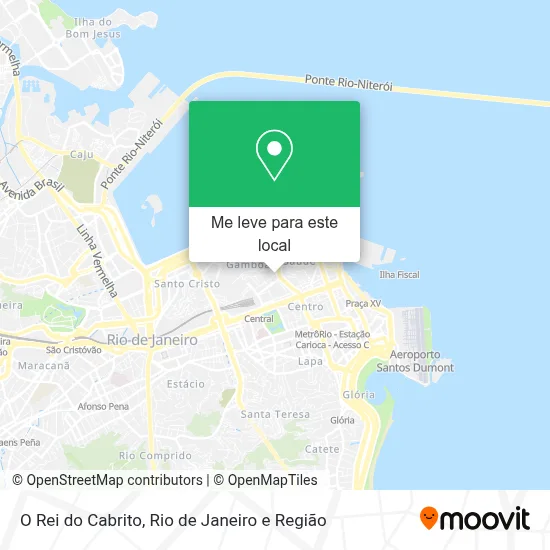 O Rei do Cabrito mapa