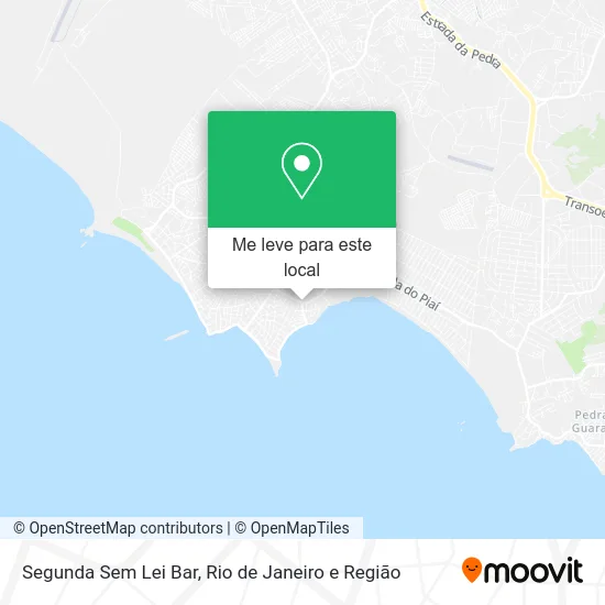 Segunda Sem Lei Bar mapa