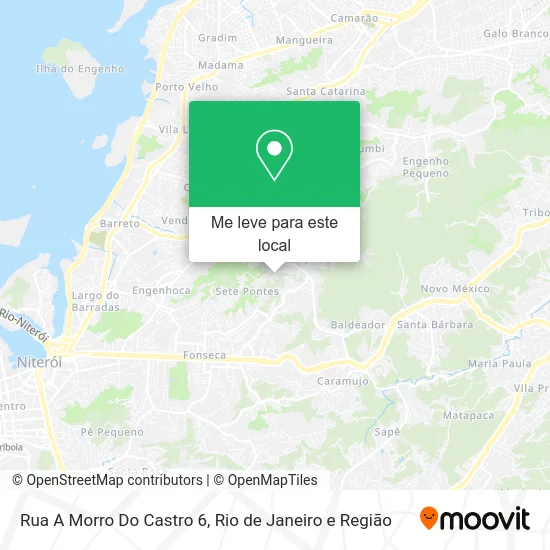 Rua A Morro Do Castro 6 mapa