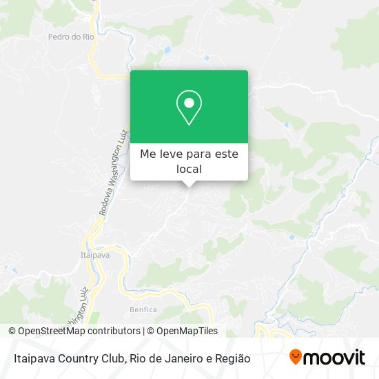 Itaipava Country Club mapa