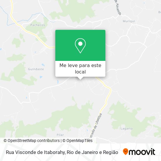 Rua Visconde de Itaborahy mapa