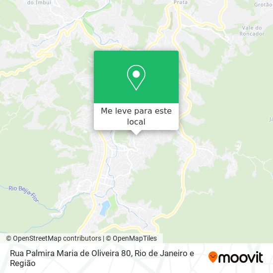 Rua Palmira Maria de Oliveira 80 mapa