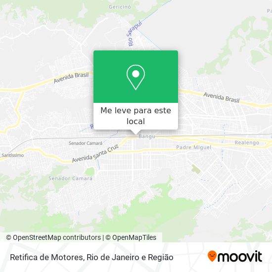 Retifica de Motores mapa