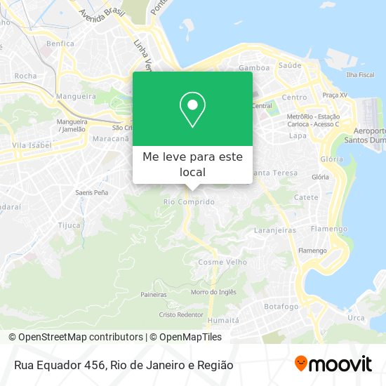 Rua Equador 456 mapa