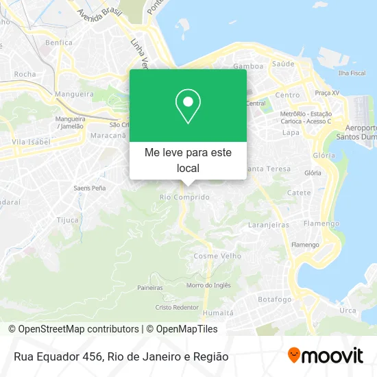 Rua Equador 456 mapa
