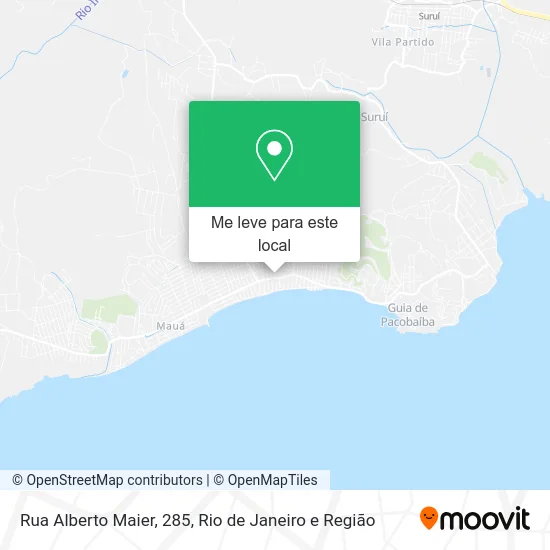 Rua Alberto Maier, 285 mapa