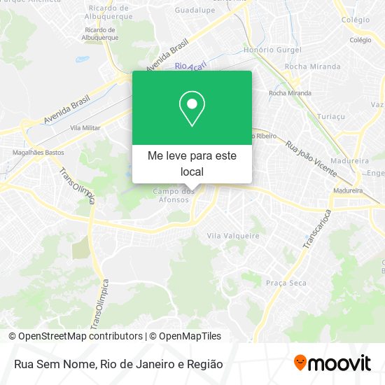 Rua Sem Nome mapa