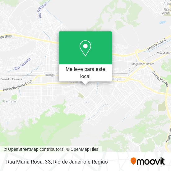 Rua Maria Rosa, 33 mapa