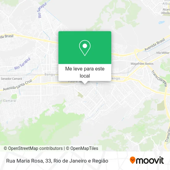 Rua Maria Rosa, 33 mapa