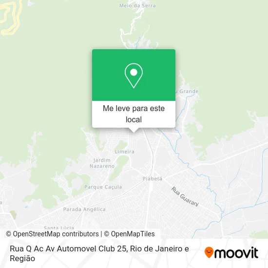Rua Q Ac Av Automovel Club 25 mapa