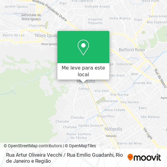 Rua Artur Oliveira Vecchi / Rua Emílio Guadanhi mapa