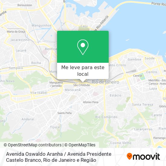 Avenida Oswaldo Aranha / Avenida Presidente Castelo Branco mapa