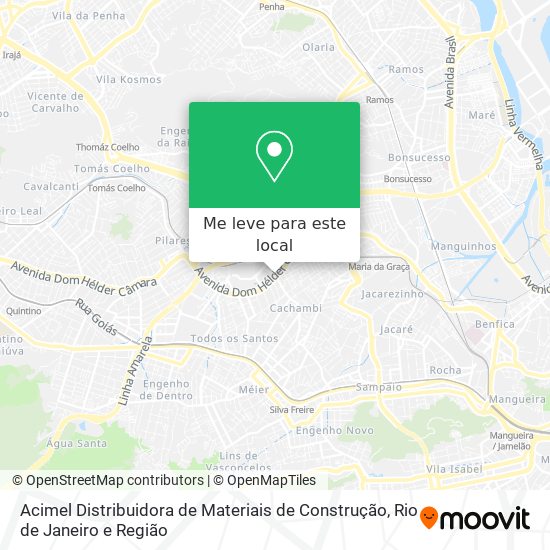 Acimel Distribuidora de Materiais de Construção mapa