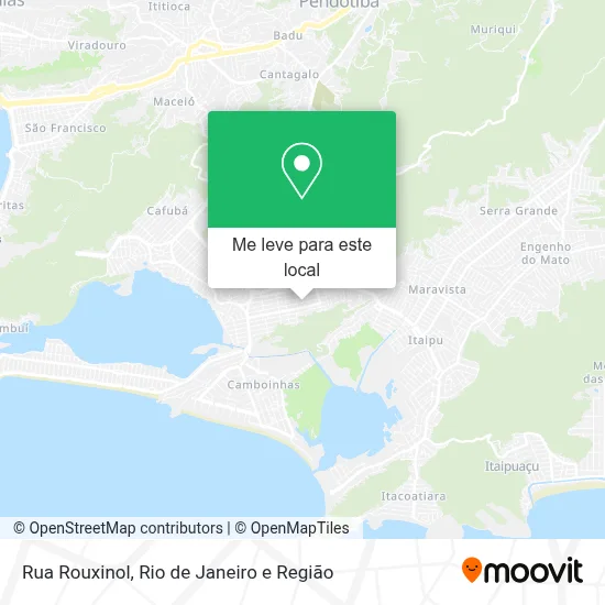 Rua Rouxinol mapa